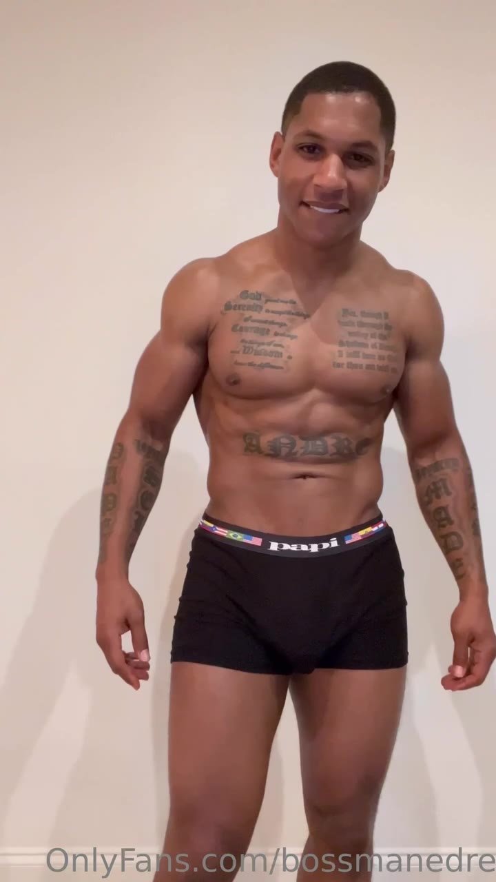 39 black muscle hunk bossmanedre onlyfans porn