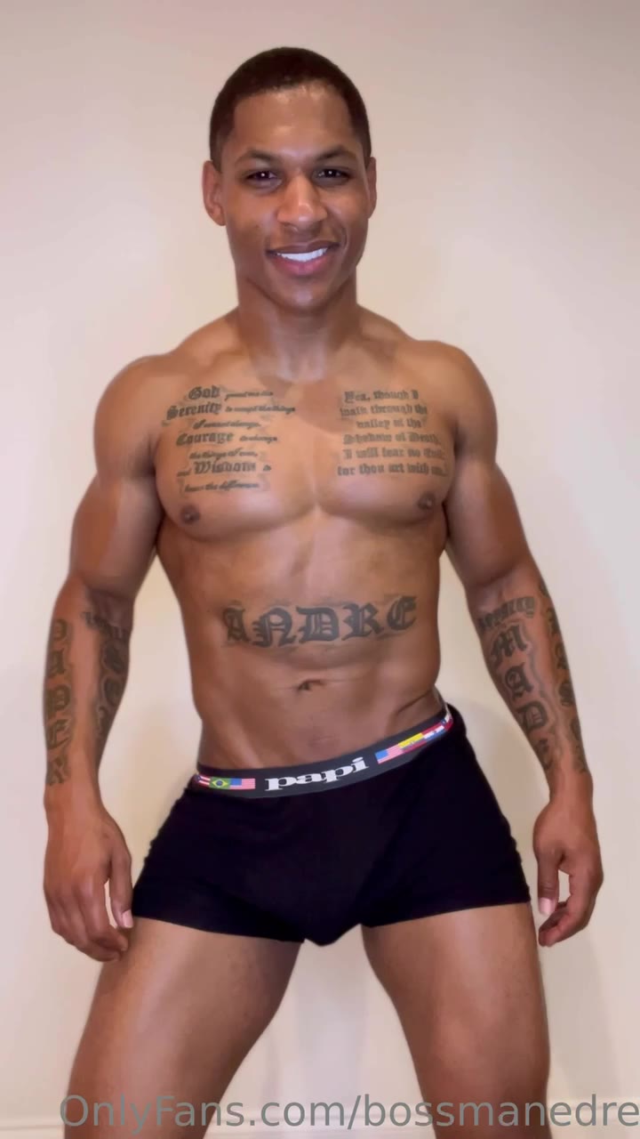 42 black muscle hunk bossmanedre onlyfans porn