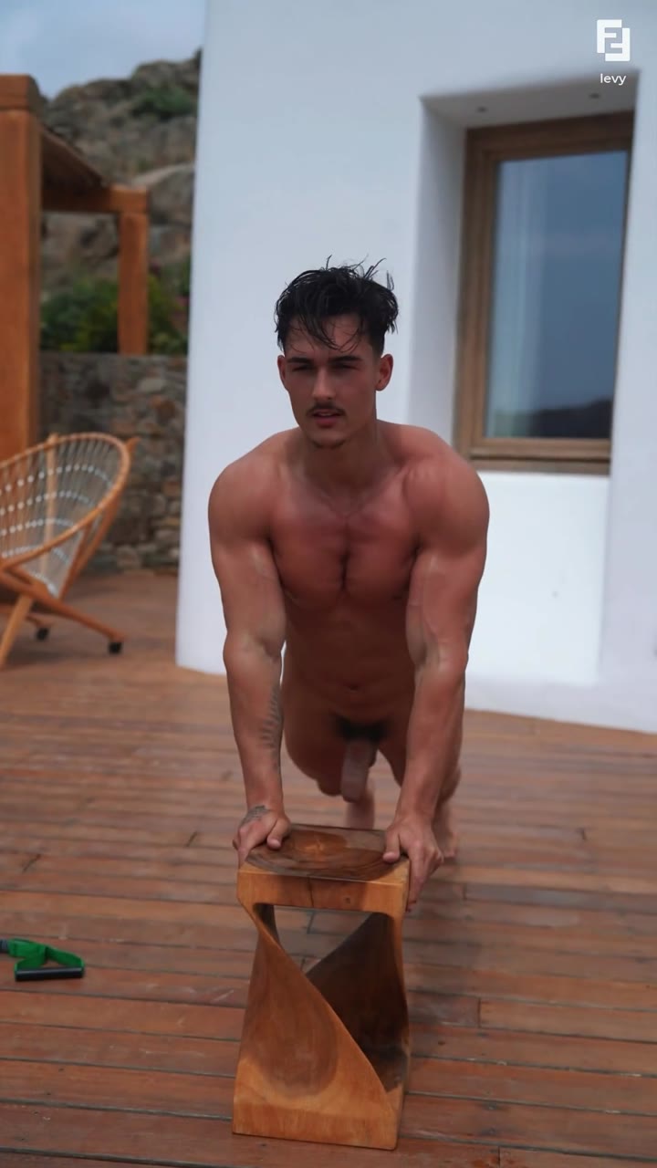 49 Muscle daddy Levy Van Wilgen Gay Cock Cum
