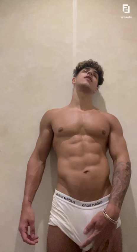 Sepanta Arya striptease and wank off