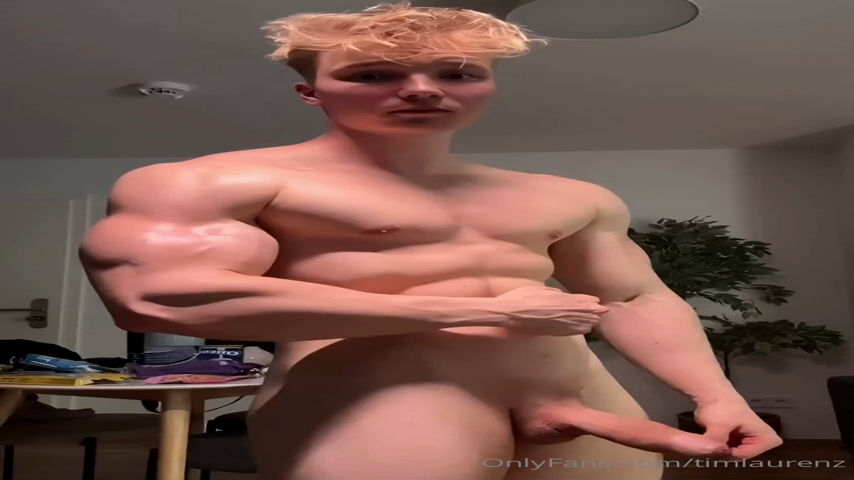 179 Cutie muscle blond TikTok cosplayer Tim Laurenz timlaurenz OnlyFans porn