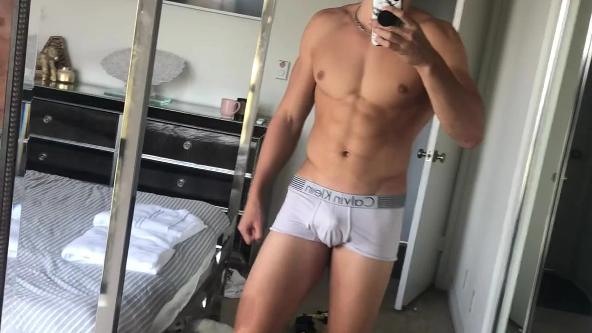 Sensational Dazzling  tiktok star tayoricci pecs