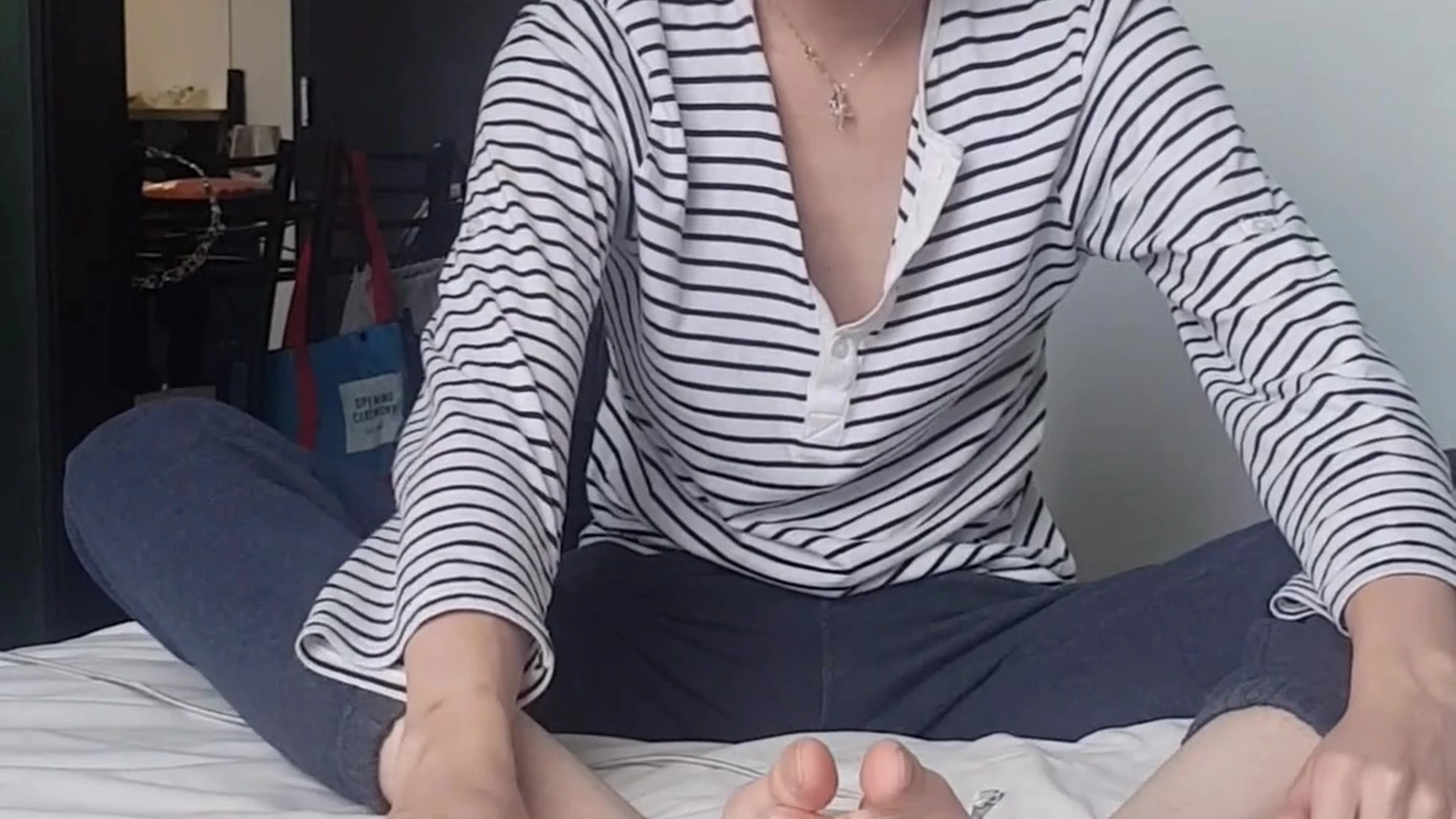 Yos Playing With His Feet
2