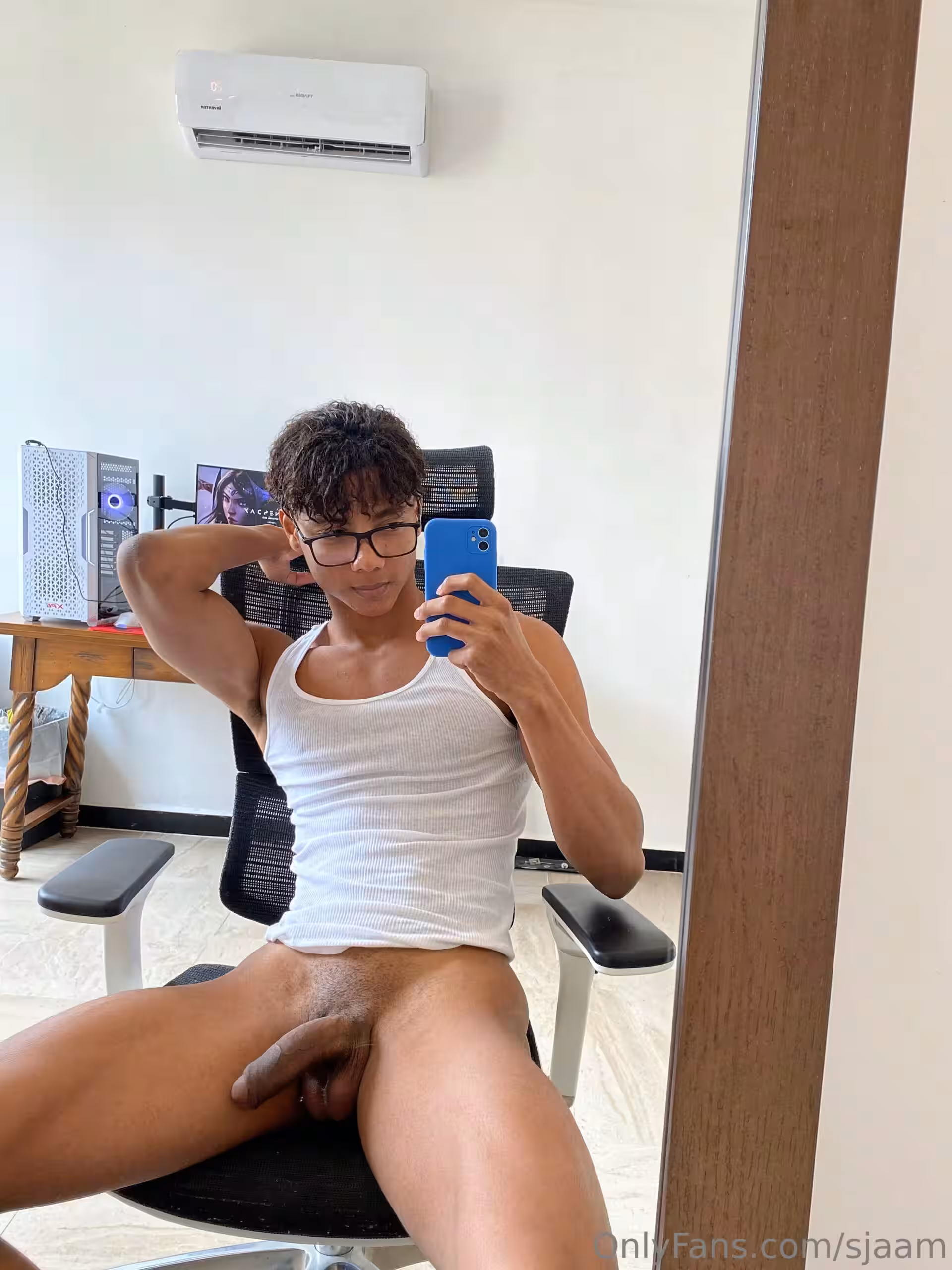 wonderful dildo play Jeffry Aranda  huge pecs Epic
1
