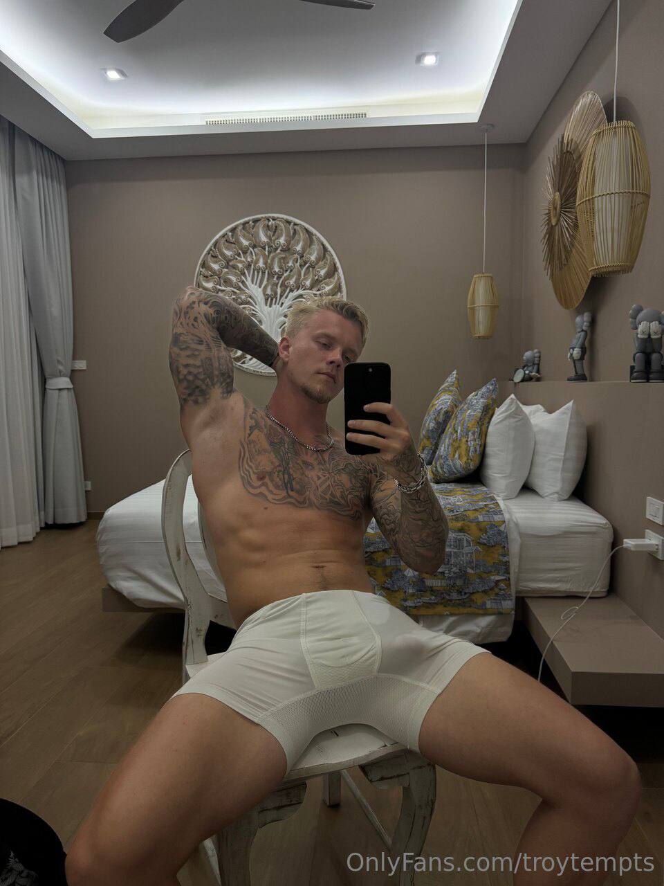 Devoted playing with himself nasty Tyler Pauley nude
1