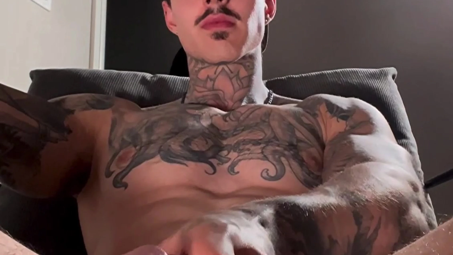 pretty playing with himself huge cock Jake Andrich bussy
22